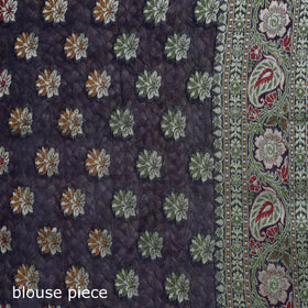 Banarasi Pure Handwoven Georgette Meena Buti Zari Jaal Work Saree 16