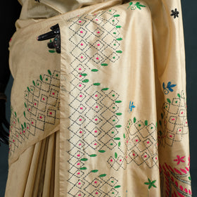 Hand Embroidered Silk Saree 36