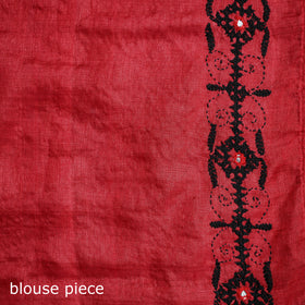 Pure Handloom Tussar Silk Gujrati Stitch Saree 01