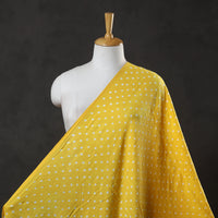 Yellow - Kutch Tie-Dye Cotton Bandhani Fabric 09