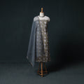 Sanganeri Hand Block Print Cotton 2pc Unstitched Dress Material Kurta Set with Earrings 02