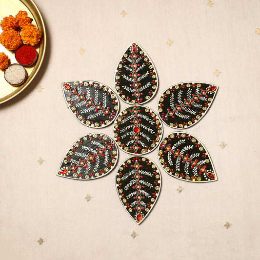 Flower Rangoli - Hand Painted Beadwork Home Decor Items 13