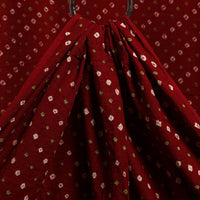 Red - Kutch Tie-Dye Cotton Bandhani Fabric 07