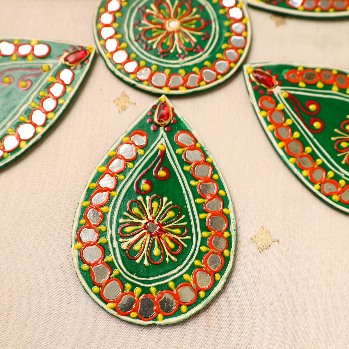 Flower Rangoli - Hand Painted Beadwork Home Decor Items 15