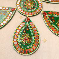 Flower Rangoli - Hand Painted Beadwork Home Decor Items 15