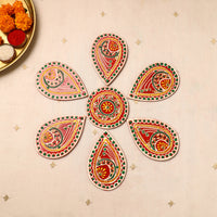 Flower Rangoli - Hand Painted Beadwork Home Decor Items 16