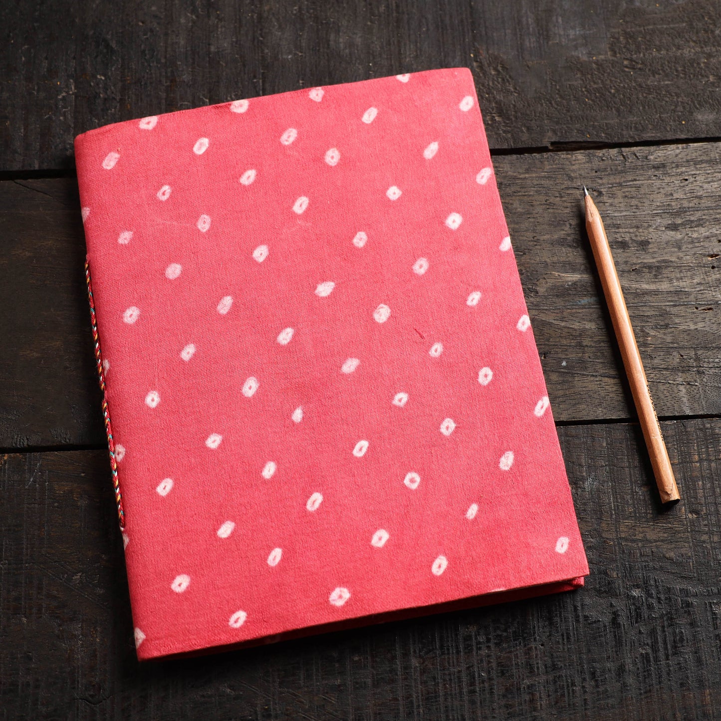 Fabric Cover Handmade Paper Notebook 31