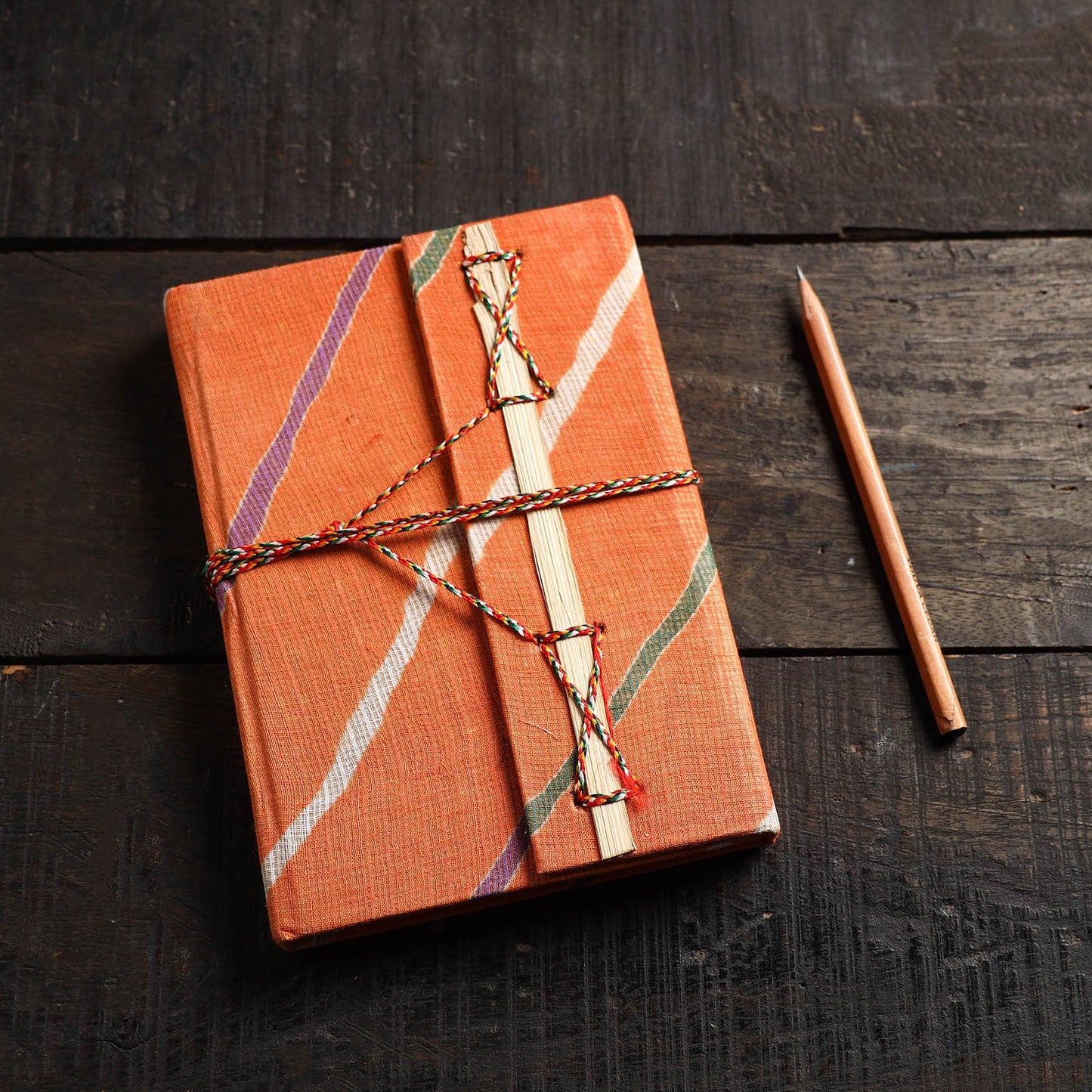 Paper Notebook with Thread Lock