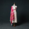 Kutch Bhujodi Handwoven Kala Cotton 3pc Unstitched Dress Material Suit Set 02
