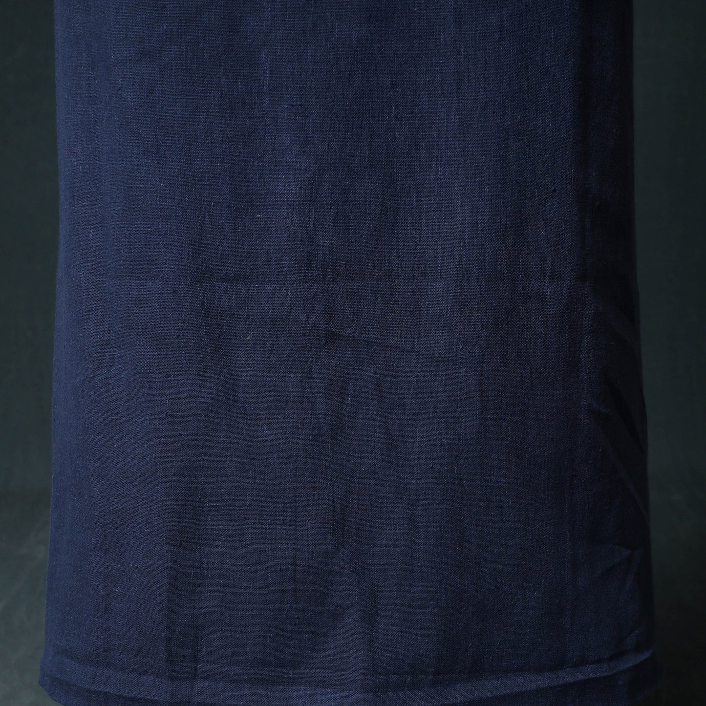 Kutch Mirror Work Handwoven Kala Cotton Unstitched Kurta Material (2.5M) 08