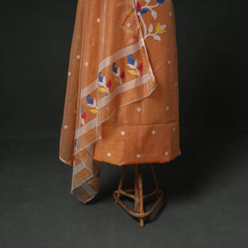 Jamdani Silk Cotton 2pc Unstitched Dress Material Kurta Set 42