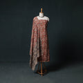 Pedana Hand Block Print Natural Dyed Cotton Kalamkari Unstitched Dress Material Kurta Set 01