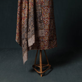 Pedana Hand Block Print Natural Dyed Cotton Kalamkari Unstitched Dress Material Kurta Set 02