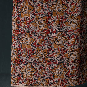 Pedana Hand Block Print Natural Dyed Cotton Kalamkari Unstitched Dress Material Kurta Set 02