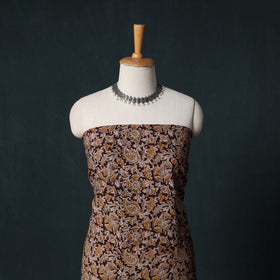 Pedana Hand Block Print Natural Dyed Cotton Kalamkari Unstitched Dress Material Kurta Set 04