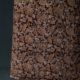 Pedana Hand Block Print Natural Dyed Cotton Kalamkari Unstitched Dress Material Kurta Set 04