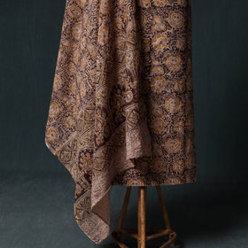 Pedana Hand Block Print Natural Dyed Cotton Kalamkari Unstitched Dress Material Kurta Set 07