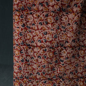 Pedana Hand Block Print Natural Dyed Cotton Kalamkari Unstitched Dress Material Kurta Set 08