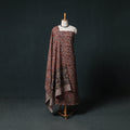 Pedana Hand Block Print Natural Dyed Cotton Kalamkari Unstitched Dress Material Kurta Set 09