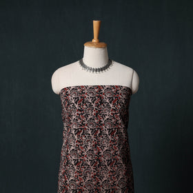 Pedana Hand Block Print Natural Dyed Cotton Kalamkari Unstitched Dress Material Kurta Set 10
