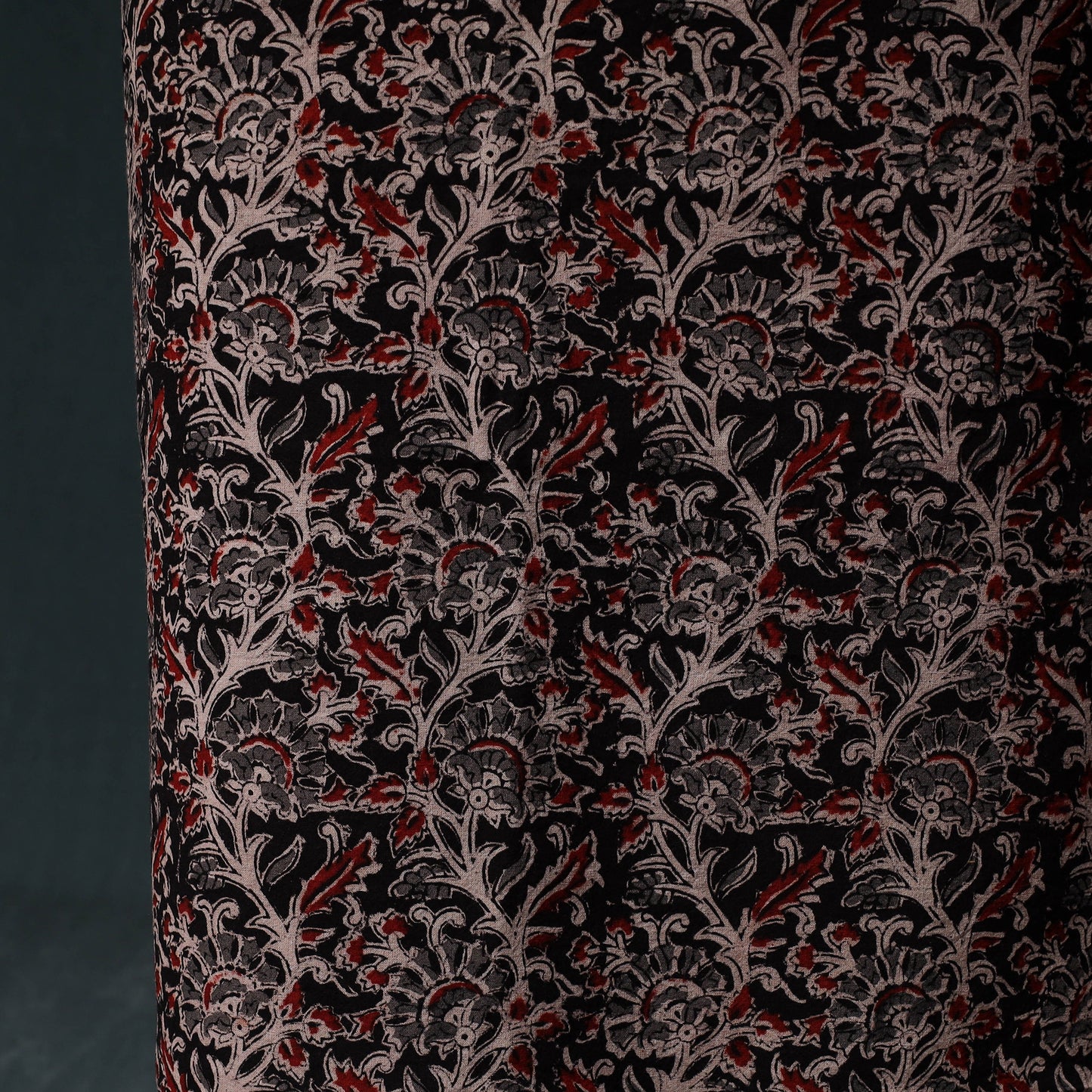 Pedana Hand Block Print Natural Dyed Cotton Kalamkari Unstitched Dress Material Kurta Set 10