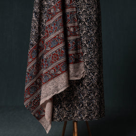 Pedana Hand Block Print Natural Dyed Cotton Kalamkari Unstitched Dress Material Kurta Set 11