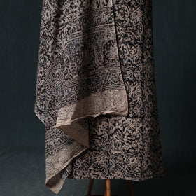 Pedana Hand Block Print Natural Dyed Cotton Kalamkari Unstitched Dress Material Kurta Set 14