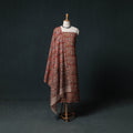 Pedana Hand Block Print Natural Dyed Cotton Kalamkari Unstitched Dress Material Kurta Set 21