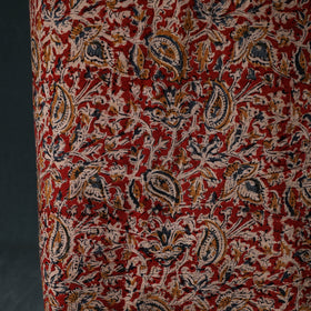 Pedana Hand Block Print Natural Dyed Cotton Kalamkari Unstitched Dress Material Kurta Set 21