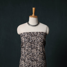Pedana Hand Block Print Natural Dyed Cotton Kalamkari Unstitched Dress Material Kurta Set 22