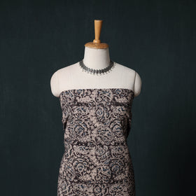 Pedana Hand Block Print Natural Dyed Cotton Kalamkari Unstitched Dress Material Kurta Set 23