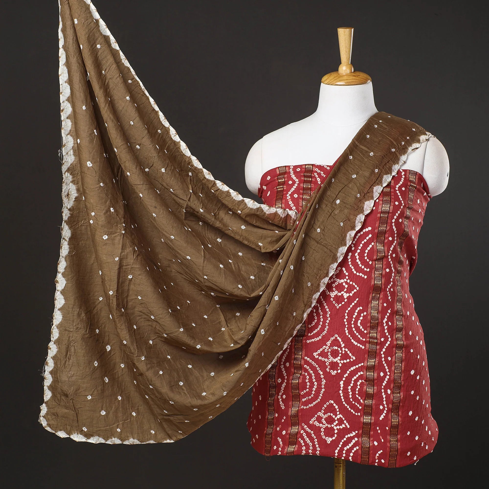 Bandhani dress material