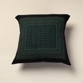 Green Bagh Block Printed Cotton Cushion Cover