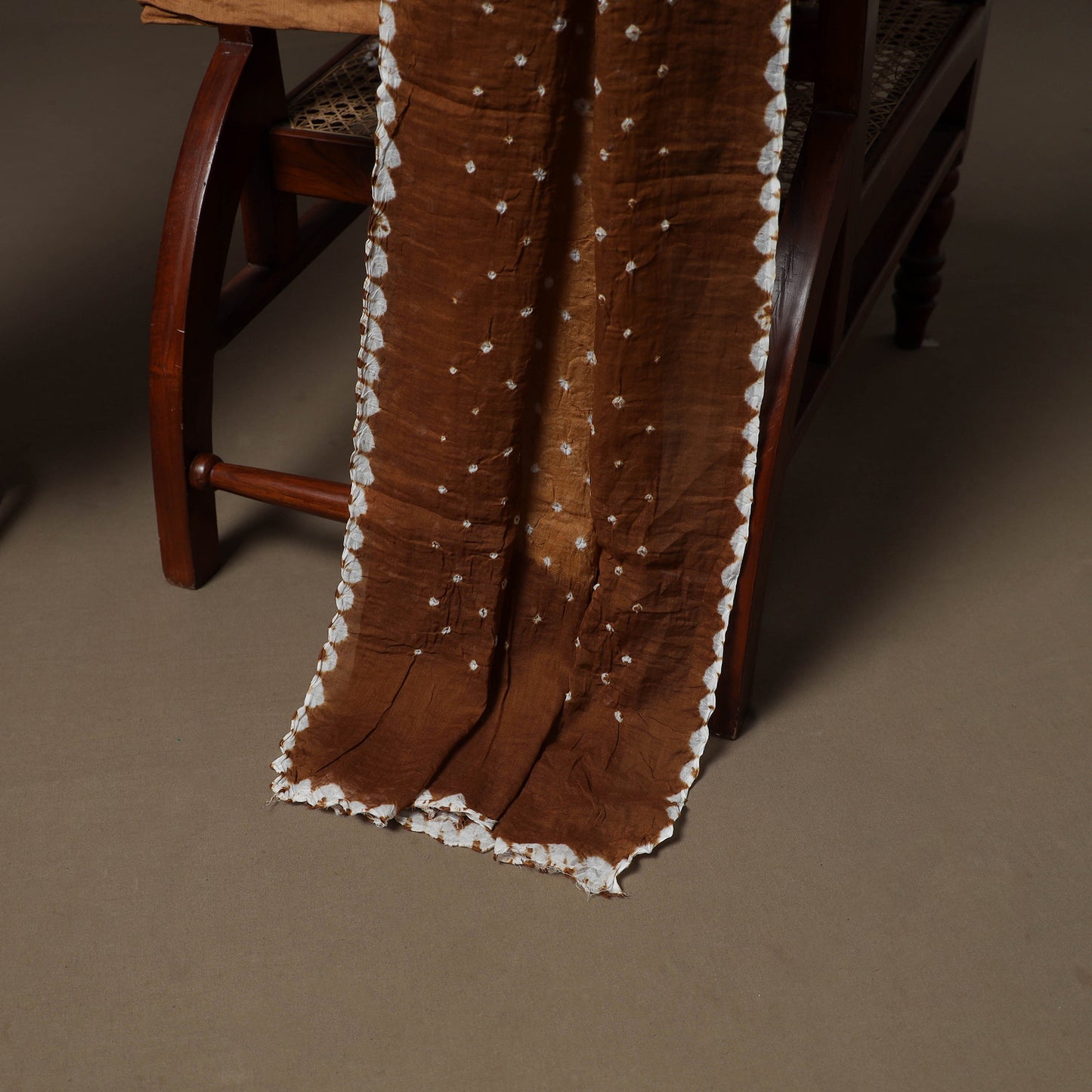 Kutch Bandhani Sequin Work Satin Cotton Unstitched Dress Material: Kurta, Bottom & Dupatta 27