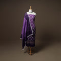 Kutch Bandhani Sequin Work Satin Cotton Unstitched Dress Material: Kurta, Bottom & Dupatta 30