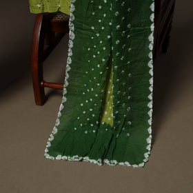 Kutch Bandhani Cotton Unstitched Dress Material: Kurta, Bottom & Dupatta 39