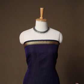 Dharwad Mercerised Cotton 3pc Unstitched Dress Material Suit Set with Woven Border 08