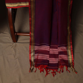 Dharwad Mercerised Cotton 3pc Unstitched Dress Material Suit Set with Woven Border 18