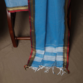 Dharwad Mercerised Cotton 3pc Unstitched Dress Material Suit Set with Woven Border 24