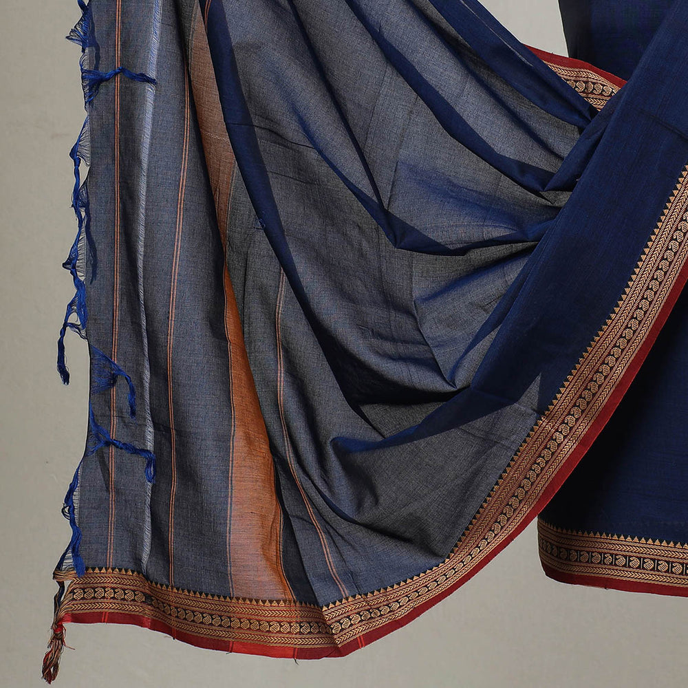 Blue - 3pc Cotton Dharwad Dress Material 08