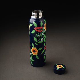  Floral Handpainted Enamelware Stainless Steel Water Bottle 
