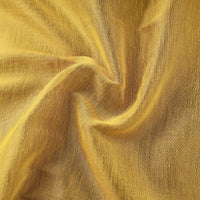 Yellow - Bengal Fine Tissue Zari Plain Fabric 04