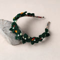  Handmade Fabart & Beadwork Hair Band 