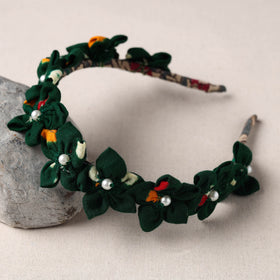  Handmade Fabart & Beadwork Hair Band 