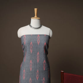 Pochampally Ikat Cotton 3pc Unstitched Dress Material Suit Set 10