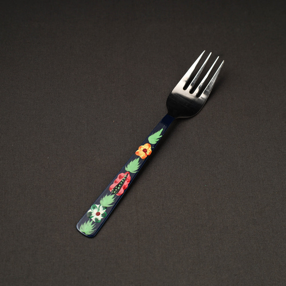 handpainted steel spoon 