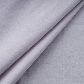 Light Purple Jhiri Handloom Cotton Plain Fabric 