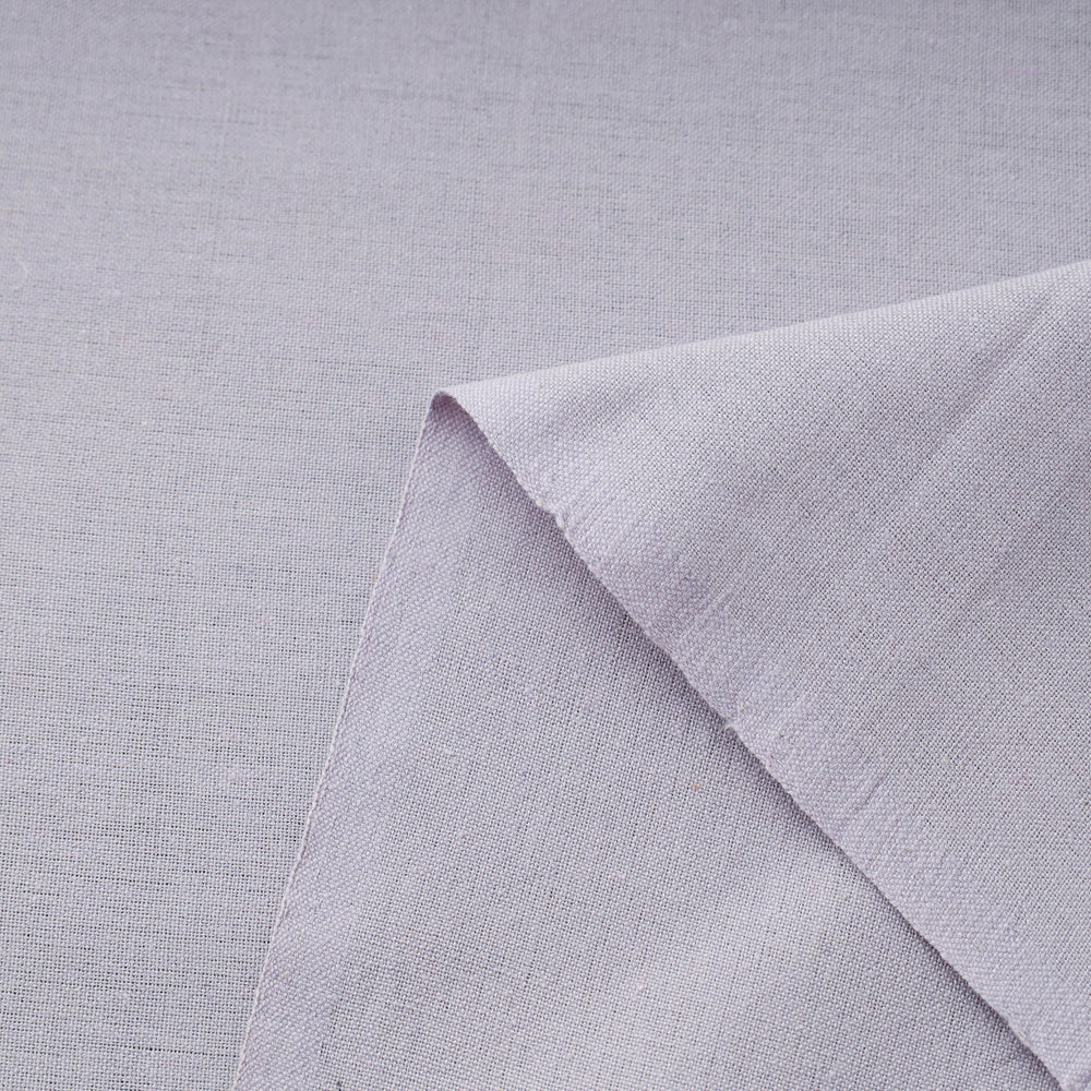 Light Purple - Jhiri Handloom Cotton Plain Fabric 04