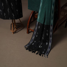 Pochampally Ikat Cotton 3pc Unstitched Dress Material Suit Set 12