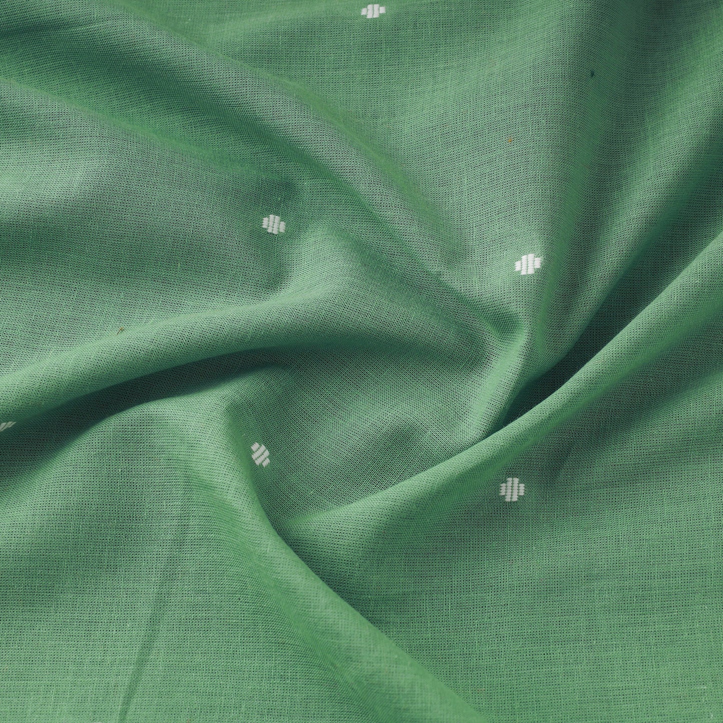 Green - Prewashed Cotton Jacquard Fabric 09